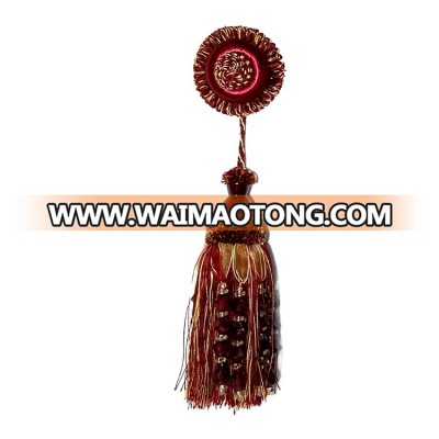 Wholesale china trade antique small key tassel for curtain